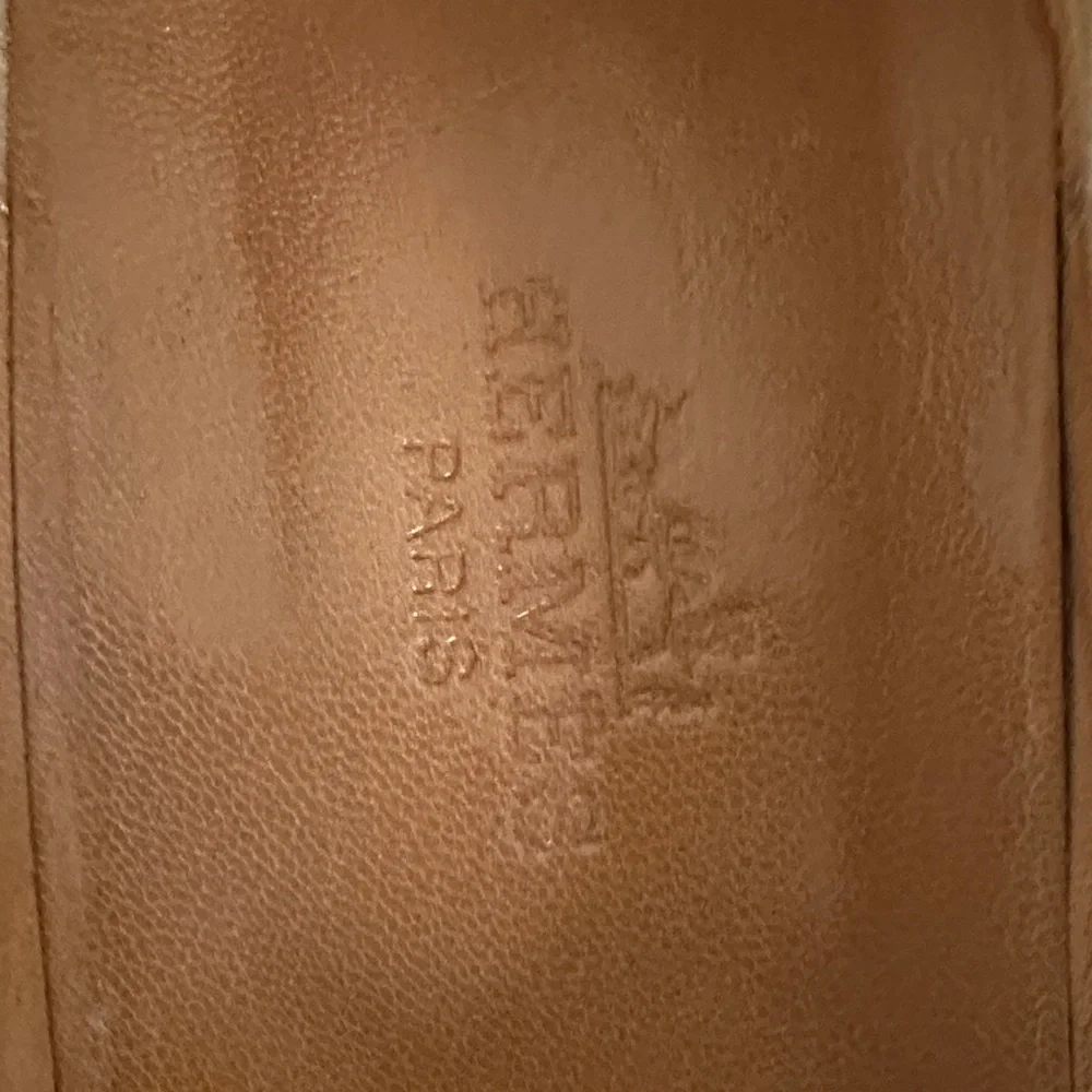 Hermes Tan Women's Loafers - Picture 2 of 7